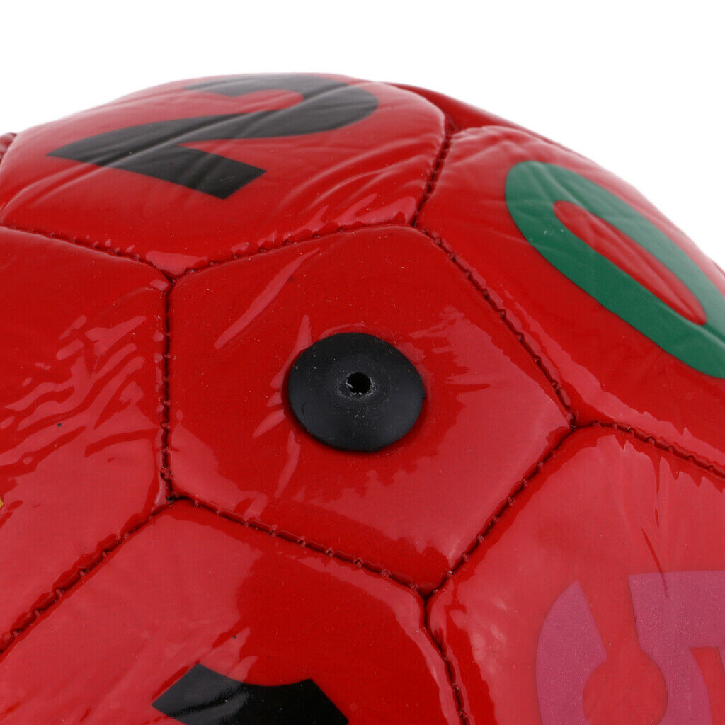 2X Mini Official Size 2 Kids Football Soccer Ball for Unisex Boys Girls Red
