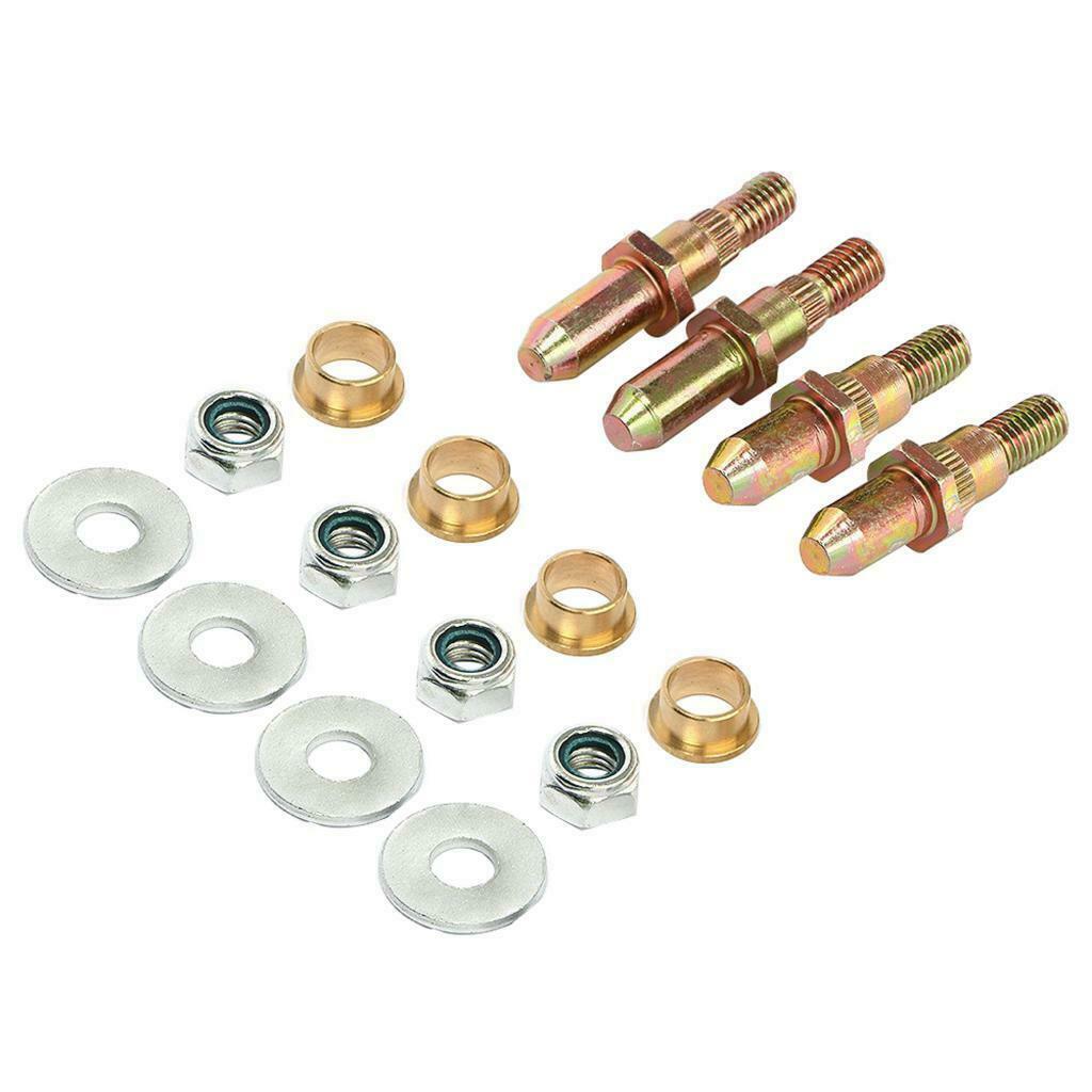 Door Door Hinge Pins and Bushing Repair Set 4 Pins 2 Door Fits Chevy Truck