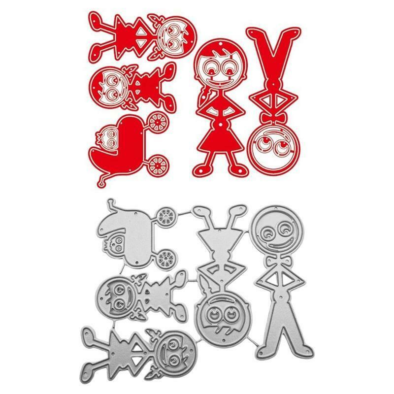 Family Metal Cutting Dies Stencil DIY Scrapbooking Album Paper Card Making