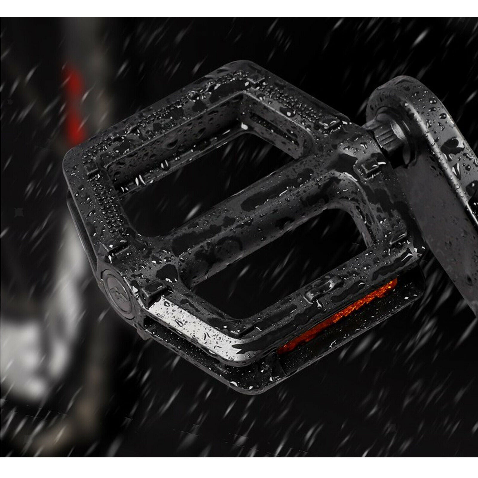 Road Mountain Bike Flat Wide Platform Pedals Wide Flat  Sealed Bearing 9/16''
