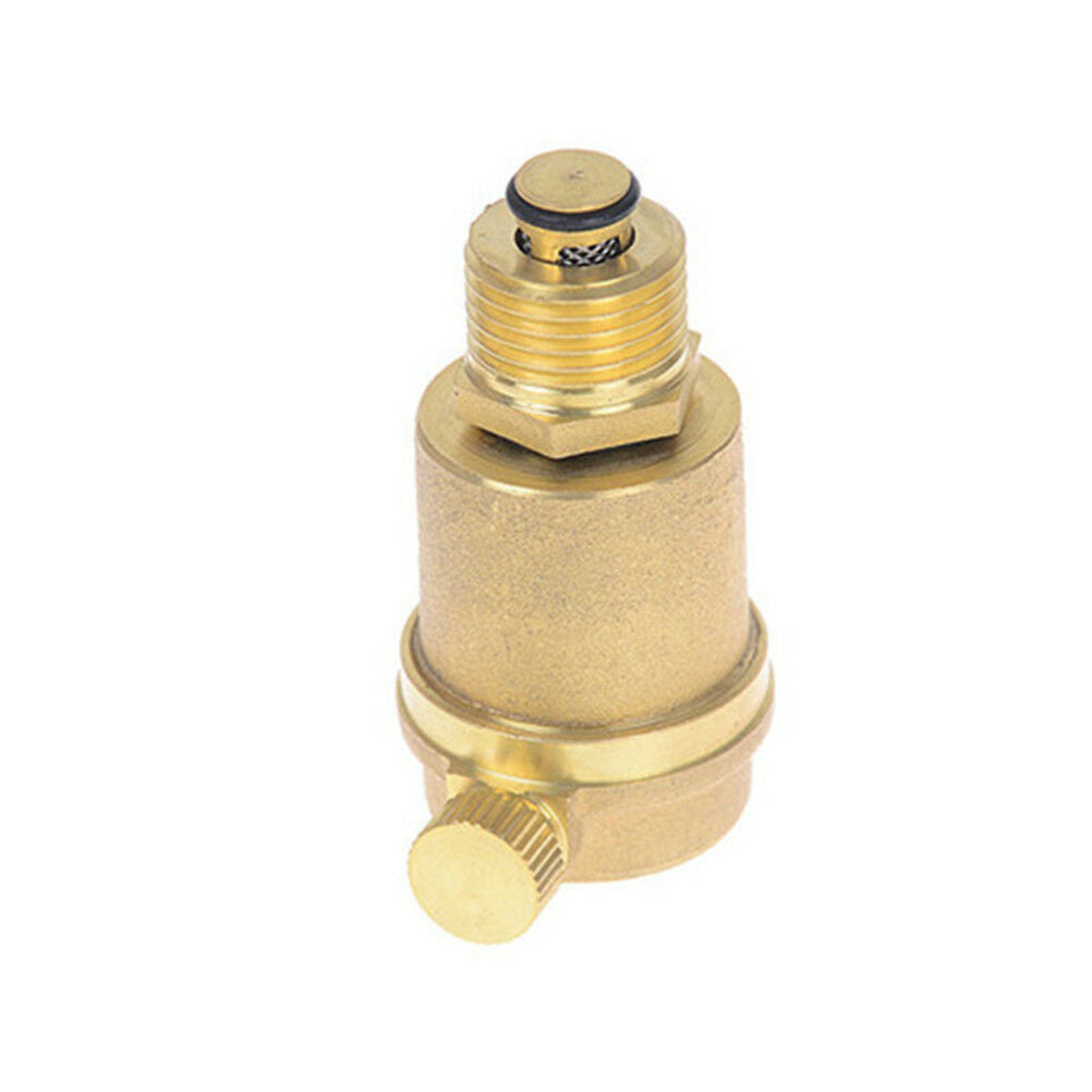 1/2" Brass Air Vent Valve Pressure Vent Valve for Solar Water Heater ReliefY1