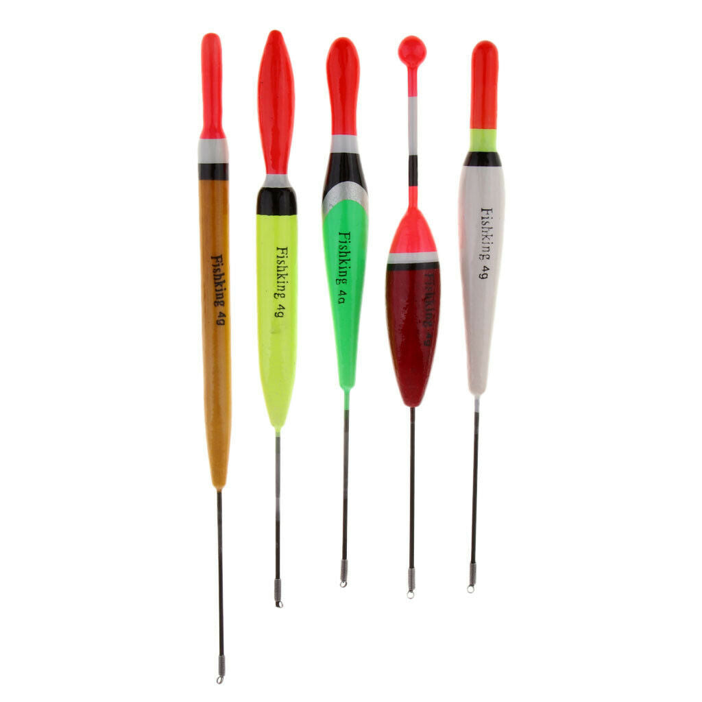 20Pcs Durable Freshwater Fishing 4g Balsa Wooden Slip Floats Bobbers Crappie