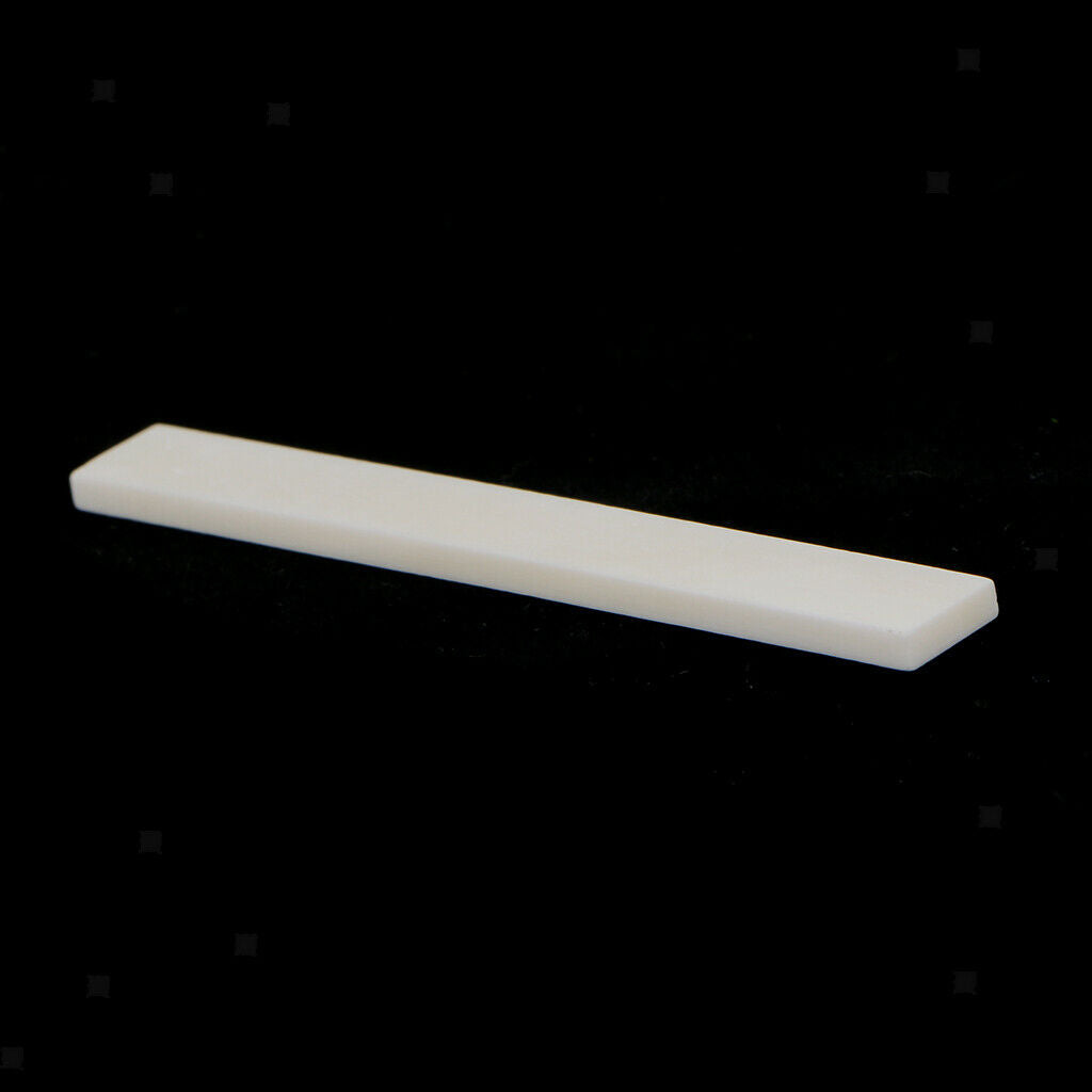 10pcs Guitar Blank Bone Bridge Saddle Music String Instruments DIY Accessory