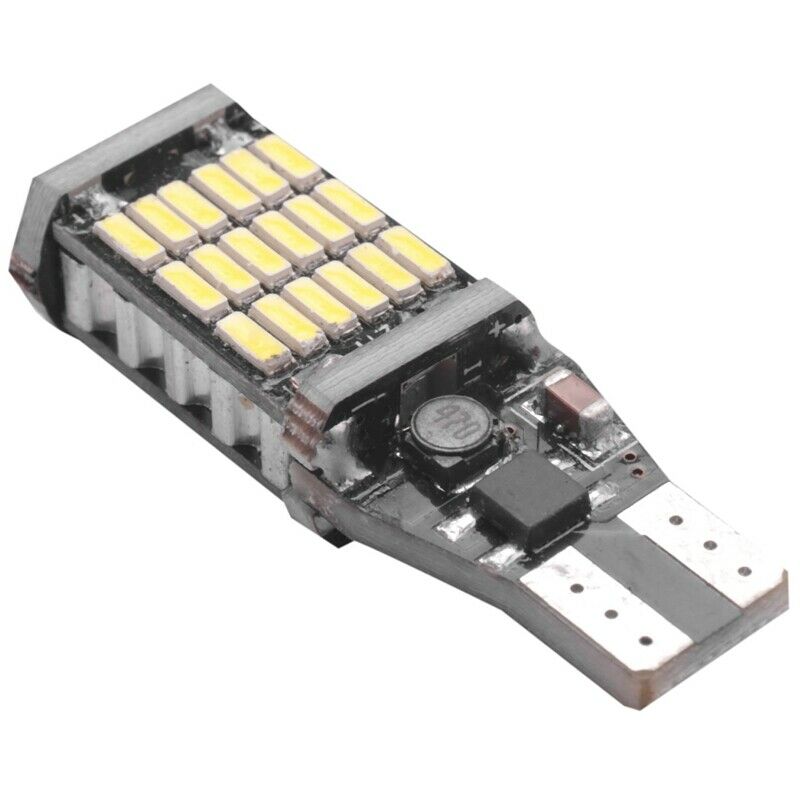 2x T15 W16W 45 SMD 4014 LED Car Reverse Back Light Bulbs 6000K White G4W4W4