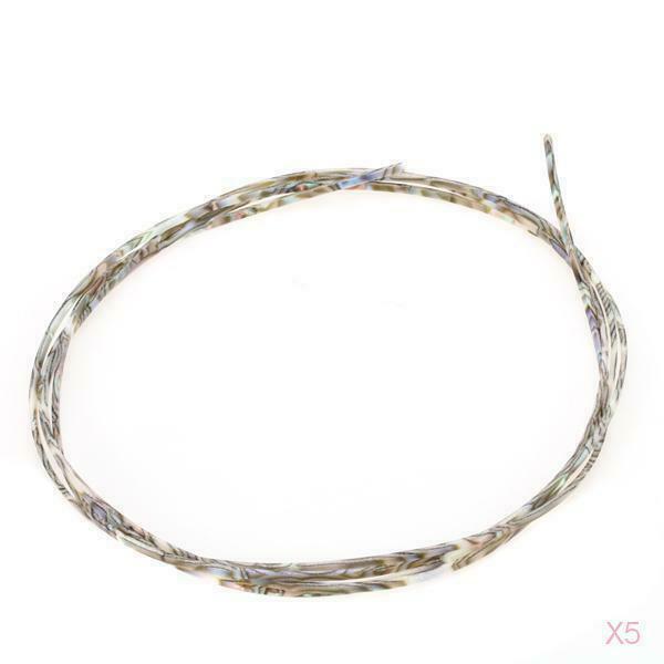 5x Celluloid Binding Body Project Purfling Strip for Acoustic Classic Guitar NEW