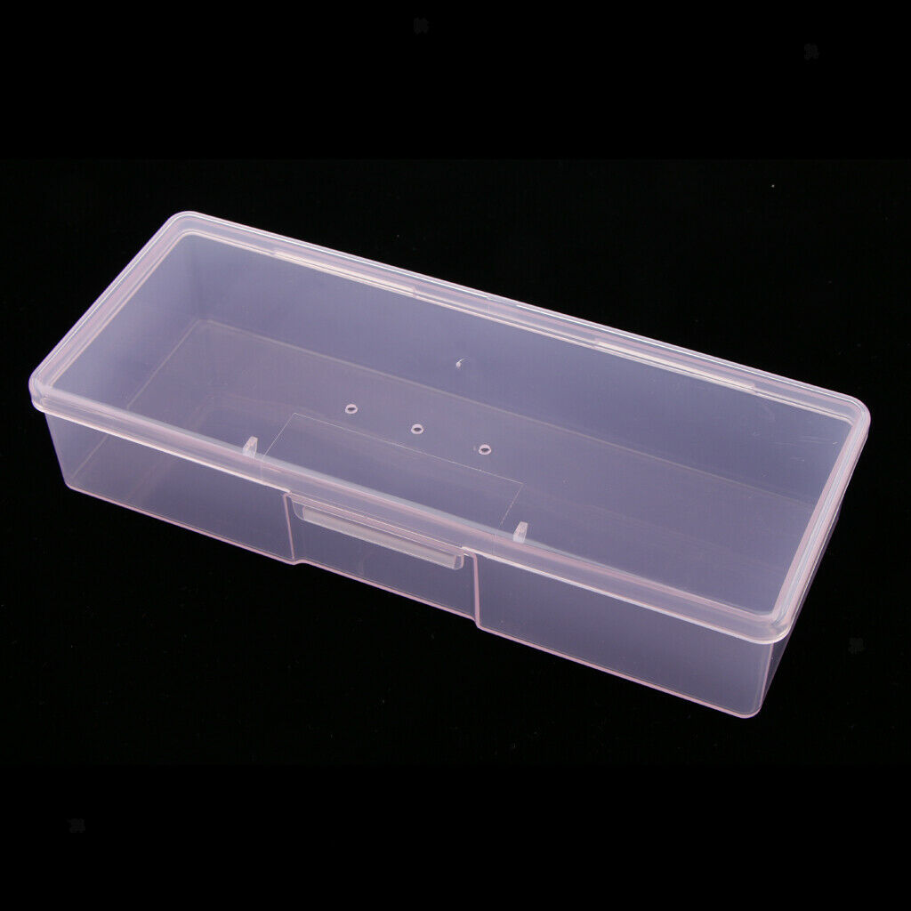 2 Pcs Microblading Pens Pencils Plastic Box Holder Organizer Case Manual Tattoo