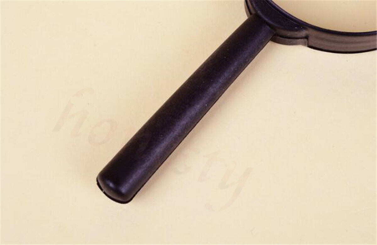 2Pcs Magnifier 60mm Handheld 5X Magnifying Glass Handheld Low Vision Reading