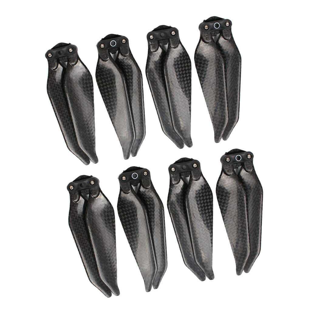 4 Pairs Carbon Fiber Foldable  Propeller, Compatible for DJI Mavic Pro