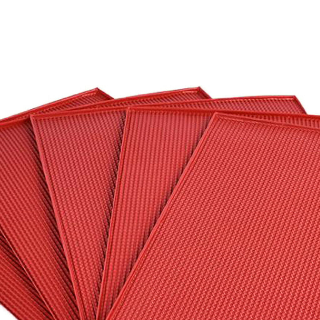 5pcs Red Sheet Rooftop Home Garden Decoration