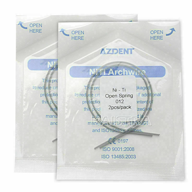 20Bags Dental Open Coil Spring NITI Alloy Constant Force 0.012*180mm AZDENT