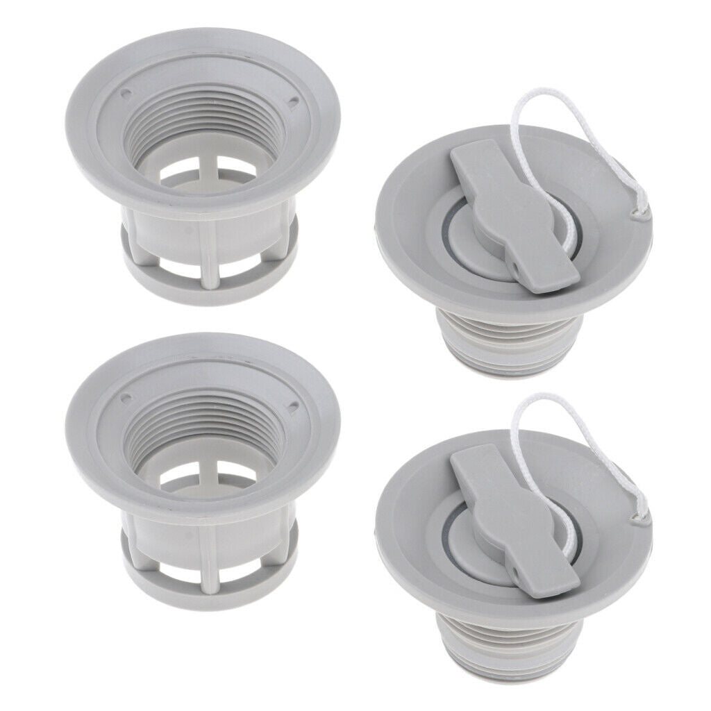2Pack 6 Holes Seal Air Valve   for Inflatable Boat Raft Dinghy Kayak Canoes