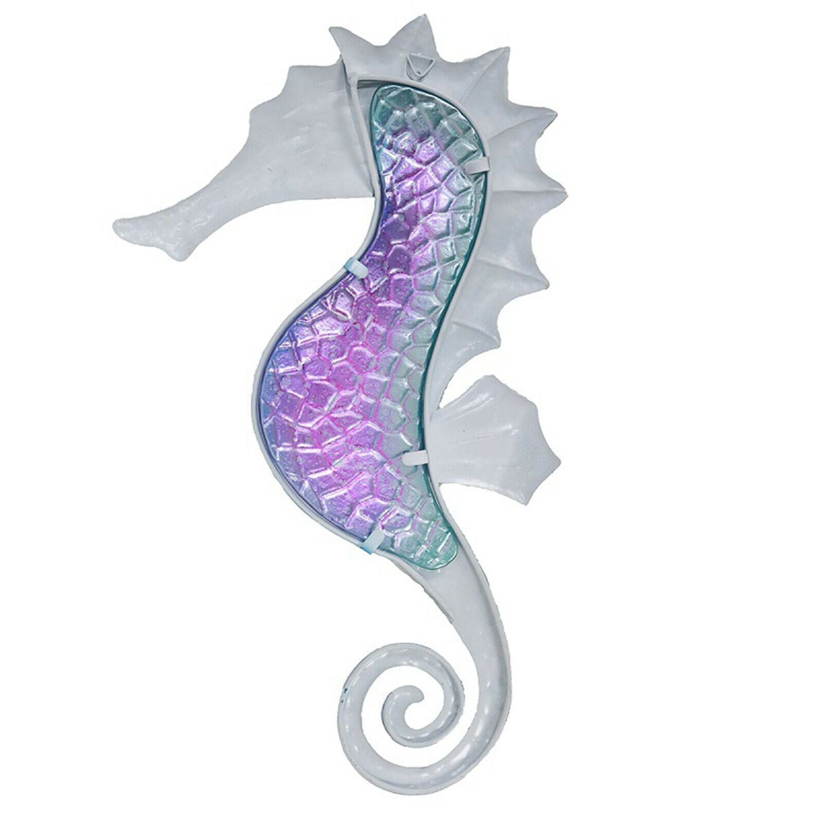 Metal Seahorse Wall Decoration Art Hanging Bedroom Fairy Garden Yard Porchs