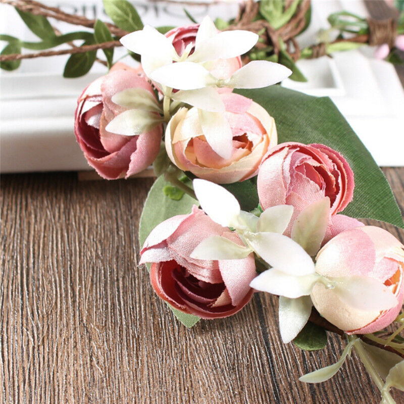 Women's Boho Flower Floral Hairband Headband Crown Party Bride Wedding BeachBDAU