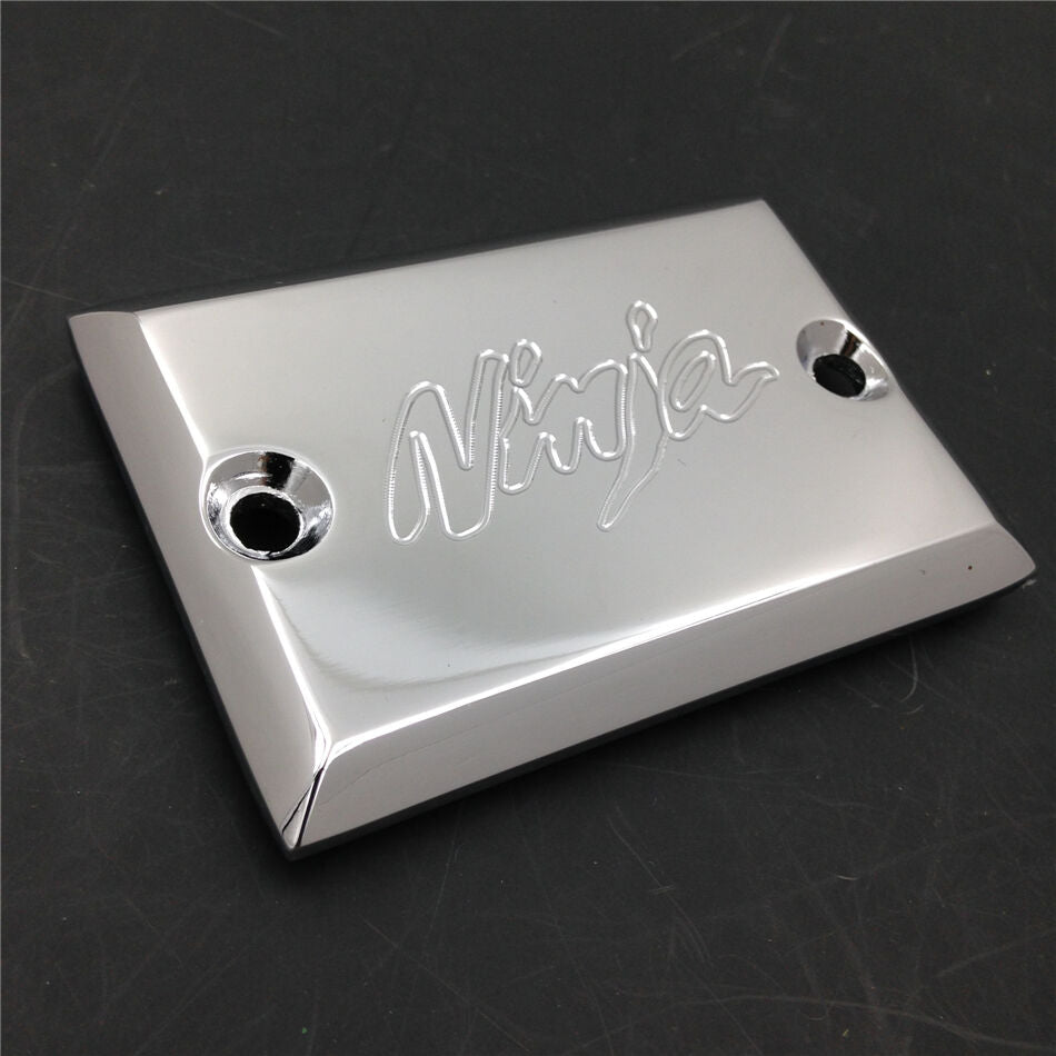 chrome Master Cylinder Cap for Kawasak Ninja 250 500 650R ZX600 ZZR600 ZX6 12R