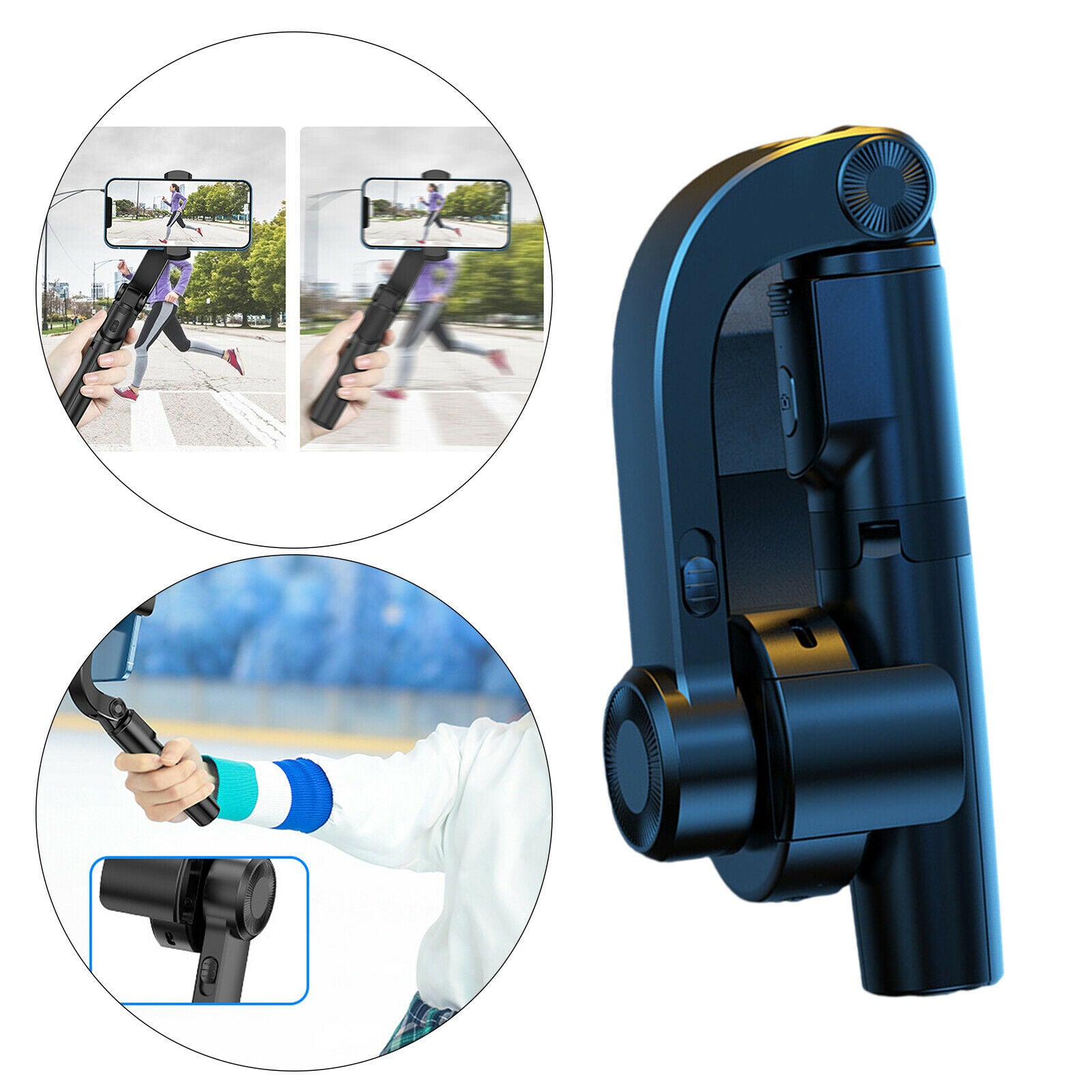 Handheld Selfie Stick Compact Extendable for Vlog Selfie Broadcast Party