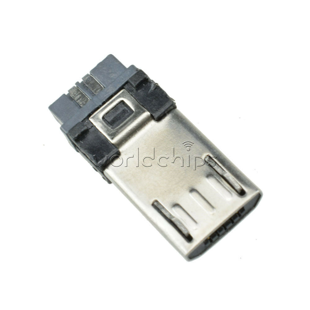 20Pcs Micro USB Type B Male 5Pin SMT Socket Jack Connectors Port PCB Board