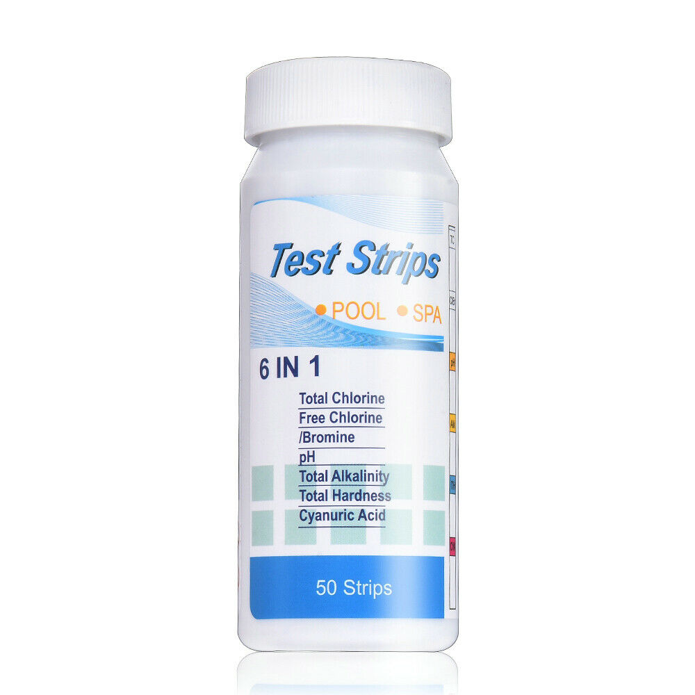50x Swim Pool/Spa/Hot Tub Test Strips Chlorine/Bromine Alkalinity pH US Lots