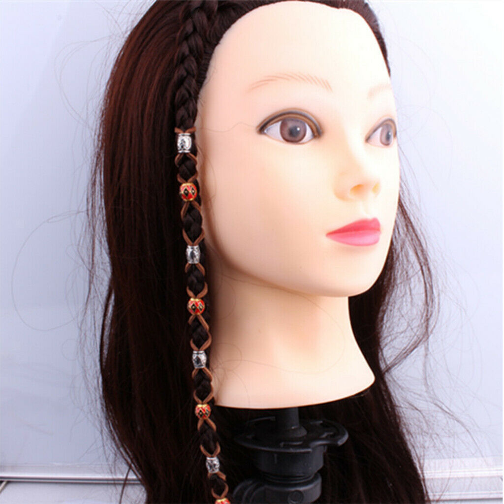 2Pcs Hair Ties Alloy Spacer Beads Necklace Jewelry DIY Bracelet Pendants 03
