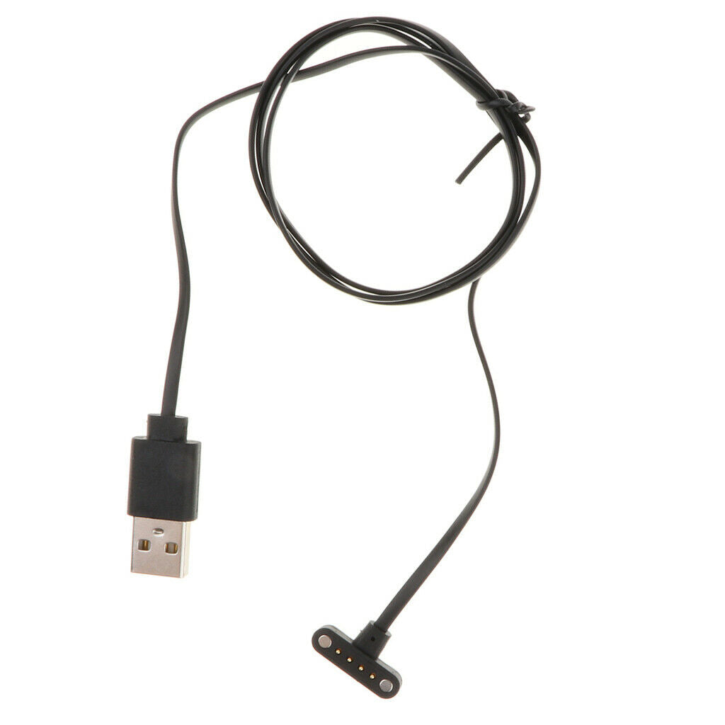 4 Pins USB Black Charging Cable Dock Stand Cradle for Smart Watch