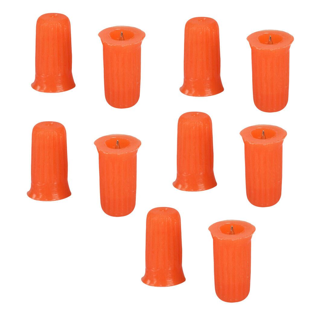10pcs Eyelash Caps, Glue Bottle Locking Needle, Red Eyelash Extension Tool, Fits