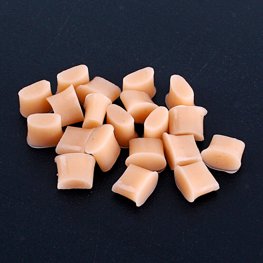 20 Packs Soft Silica Flute Cushion Pads Small Size DIY Parts Accs Beginners