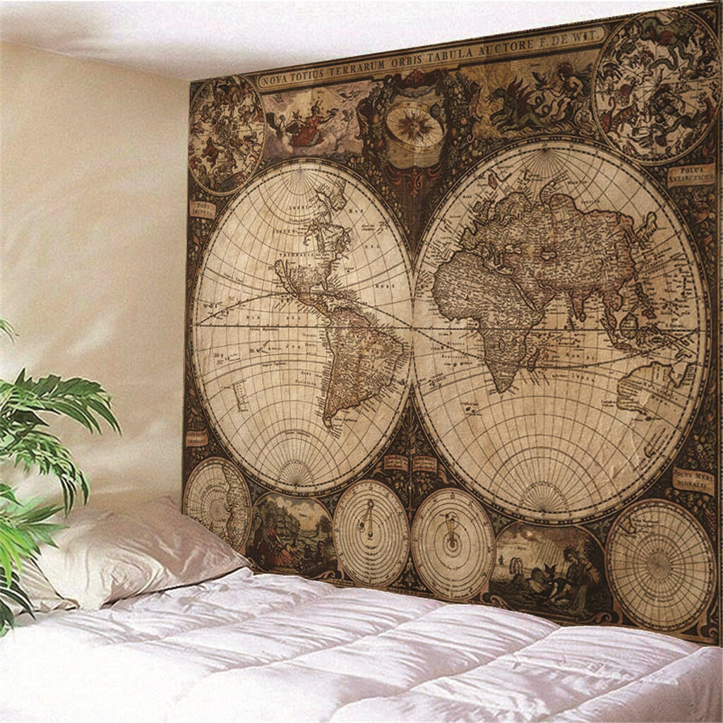 Outer Space Wall Tapestry Wall Hanging Bed Cover Throw Blanket 59x51 Inch #6