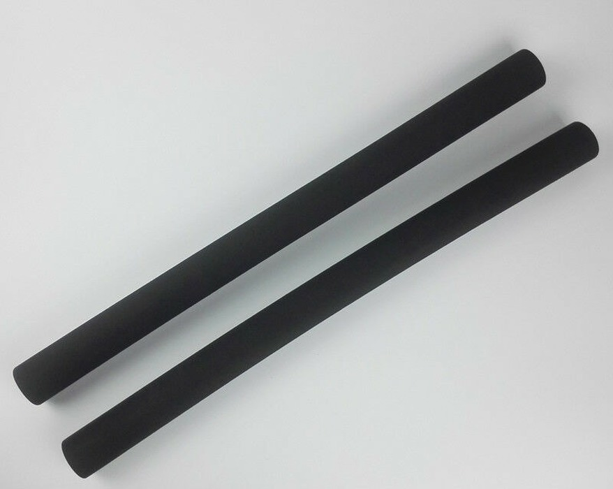 2pcs Bicycle Cycling Bike MTB Soft Rough Black Tube Foam Rubber Handlebar Grips
