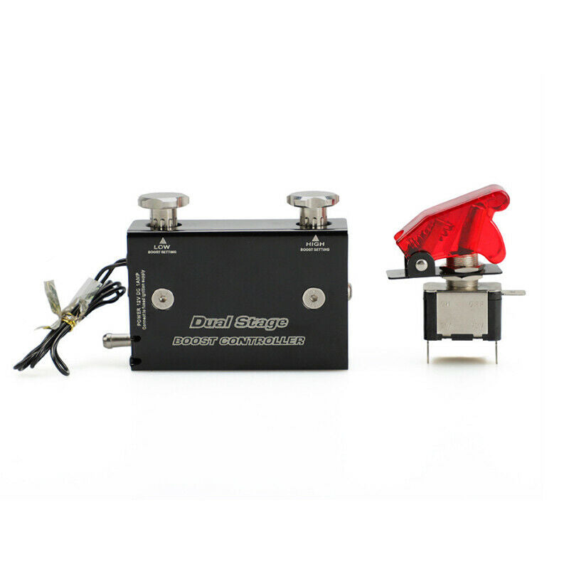 Car SUV Dual Stage Electronic Turbo Boost Controller PSI Turbocharger Switch Kit