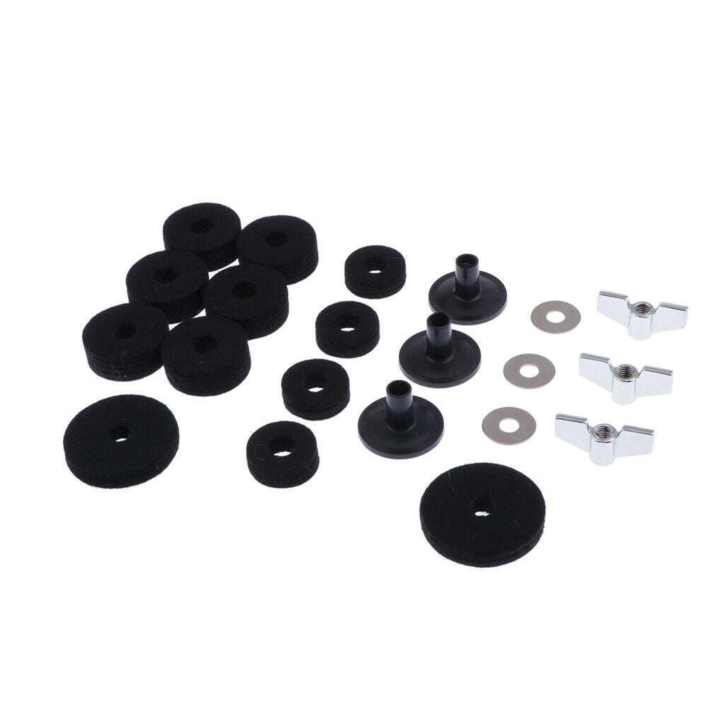 1 Pack Cymbal Spare Parts, Felt Cymbal Sleeves for
