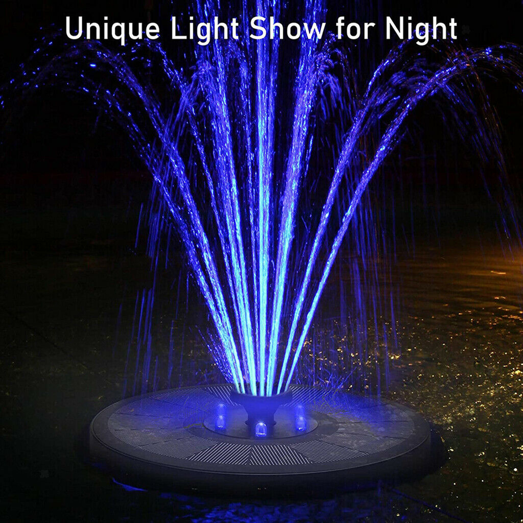 7V 3W Solar Power Fountain Pump Aquarium Bird Bath Landscape Garden Pool
