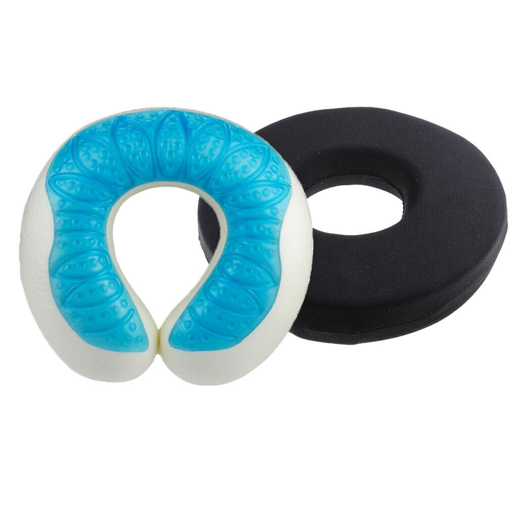 Black Office Home Seat Chair Orthopedic Hemorrhoid Coccyx Tailbone Cushion Pad +