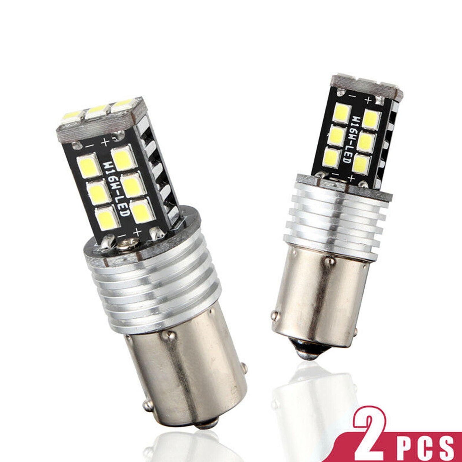 New 1156 P21W BA15S 2835 15LED Canbus Car Reverse Backup Tail Light Bulb White