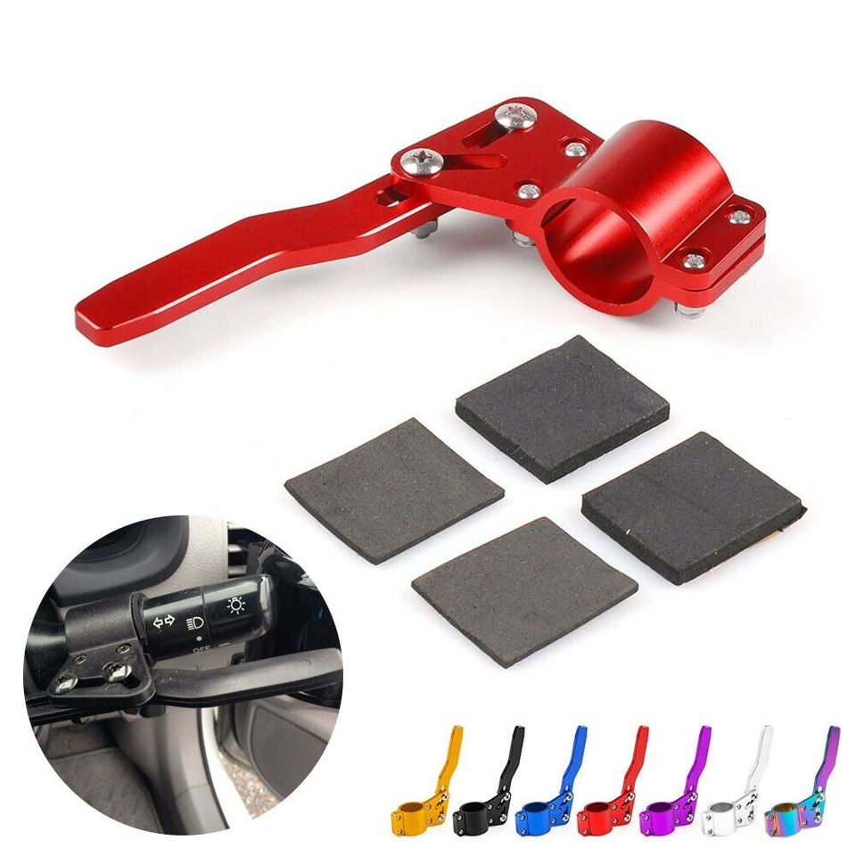 Aluminum Car Steering Wheel Turn Rod Extension Turn Signal Lever Position Up Kit