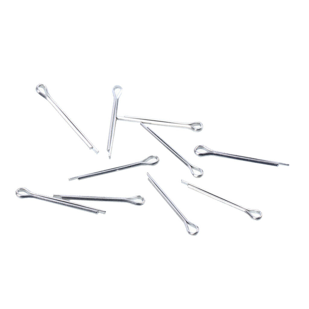 10 Pack  Split Pins Cotter Key Fasteners Hardware For Disc Brake Pads