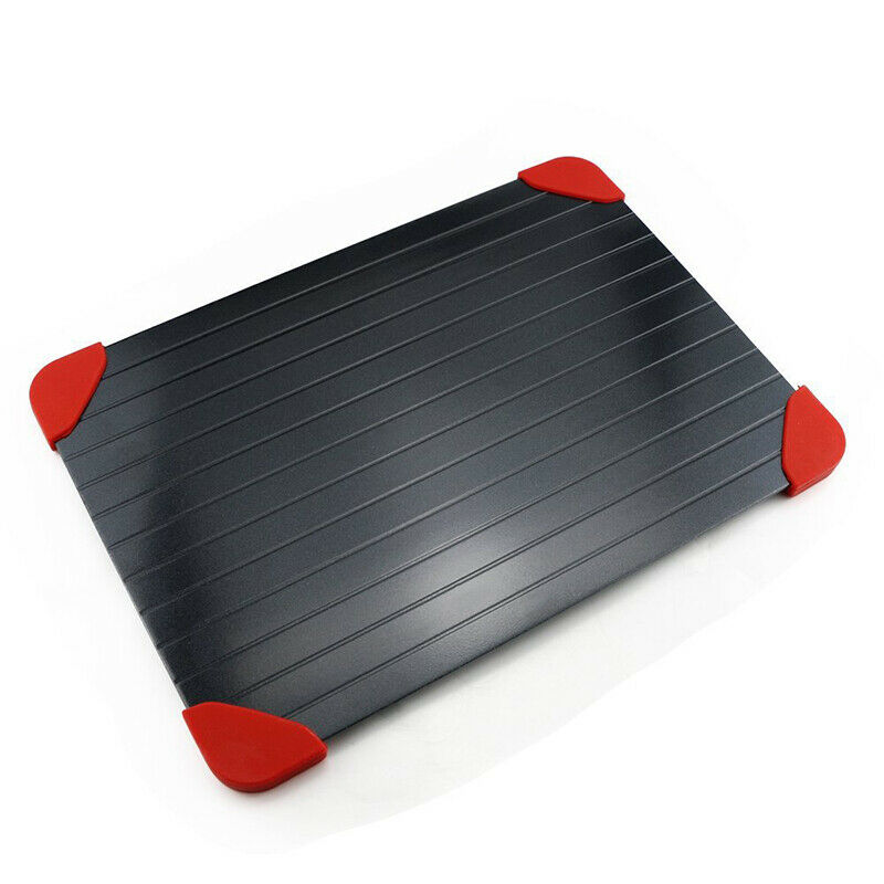 Fast Metal Thawing Plate Defrosting Tray Frozen Food meat Defrost Kitchen KS FG