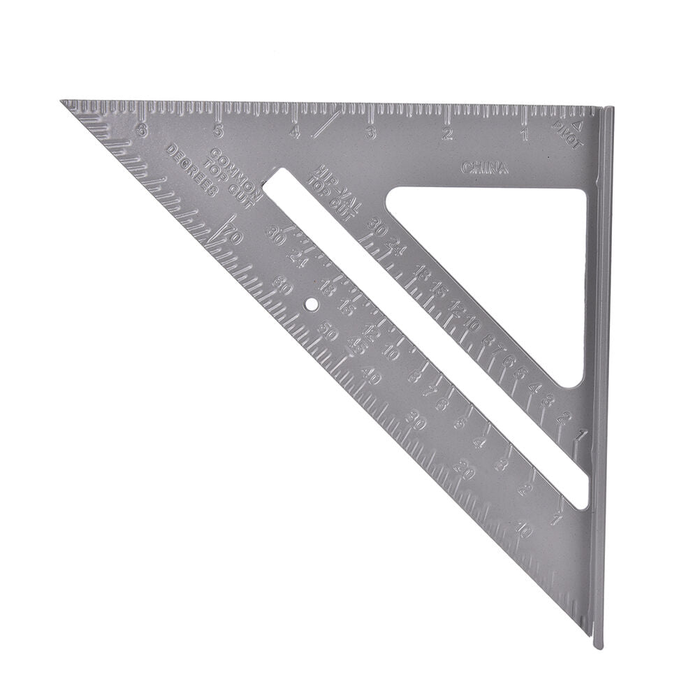 Aluminum Alloy Speed Square Protractor Miter Framing Measurement Carpenter 7" BD
