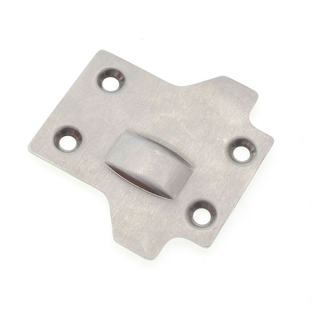 Stainless steel skid plates front and rear Rc auto parts upgrades accessories