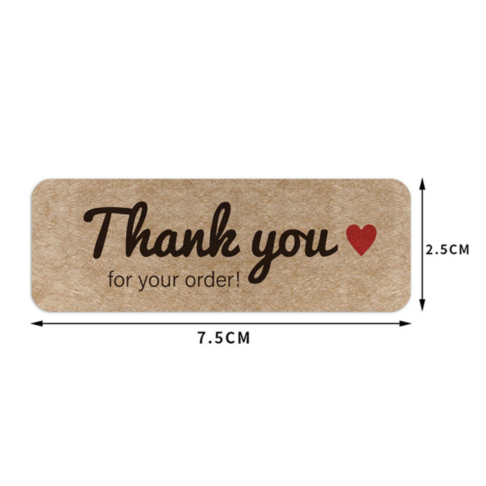3Roll Thank You Stickers Sealing Labels for Shop Business Envelopes Birthday