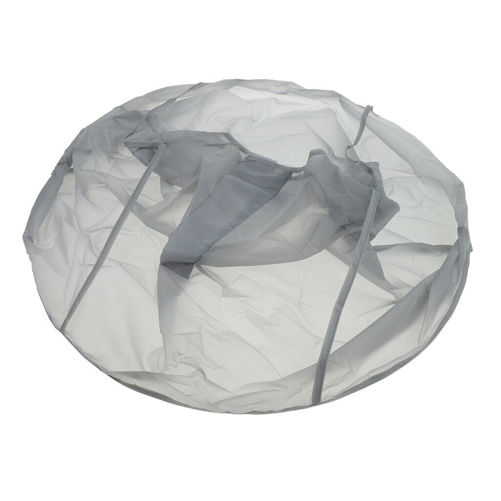 9x Nylon Antistatic Cutting Cloak Gown Cloth with Tint Brush Clips Bowl Set