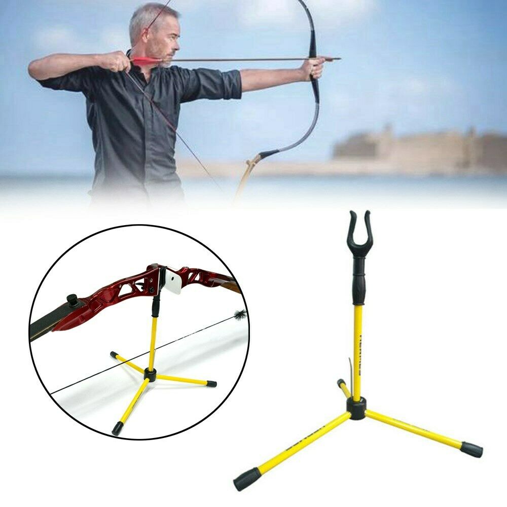 Archery Recurve Bow Stand Holder Hanger Durable Tranditional Bow Longbow CA