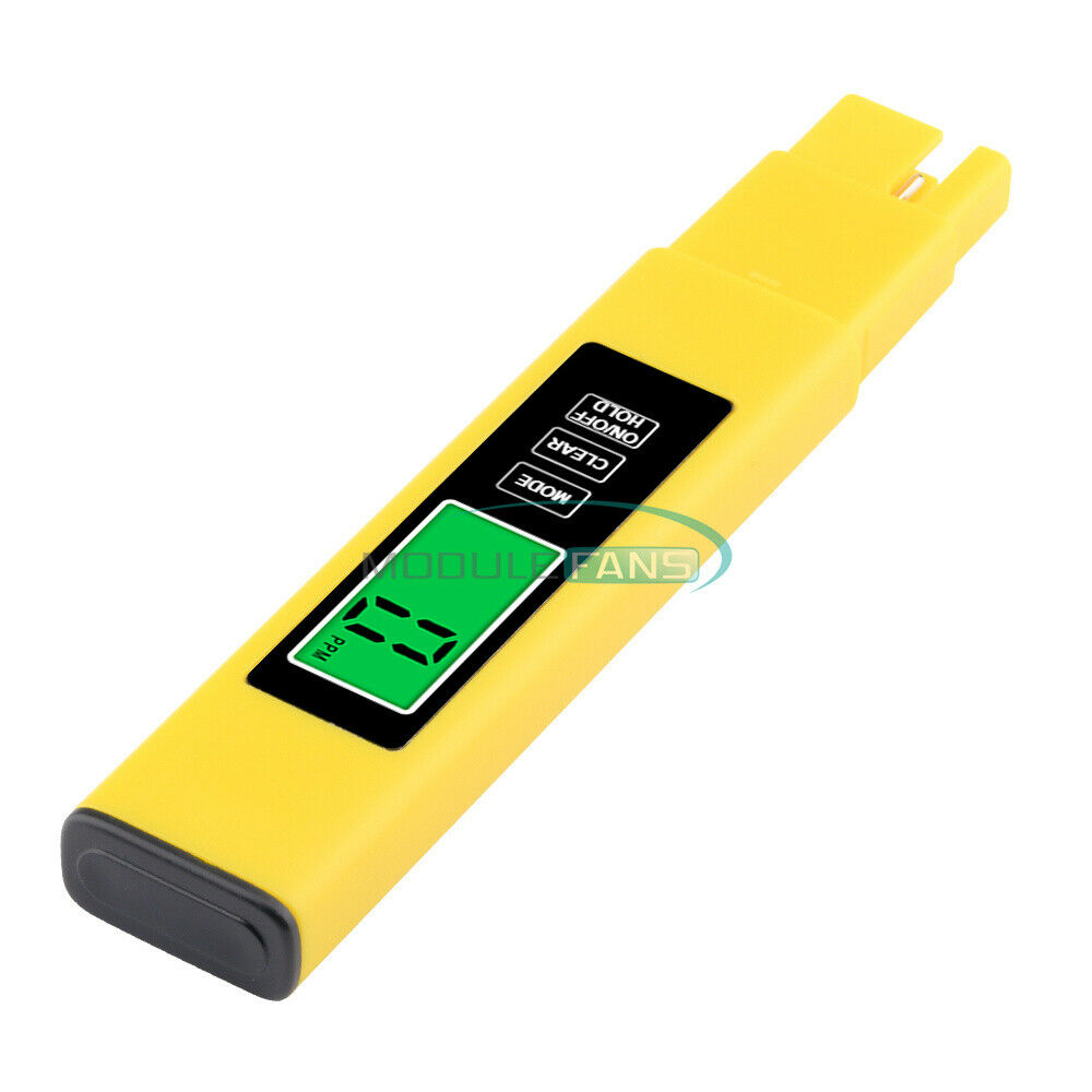 3V TDS Water Quality Detector Backlight 3 in 1 TDS/EC Temperature Tester Meter
