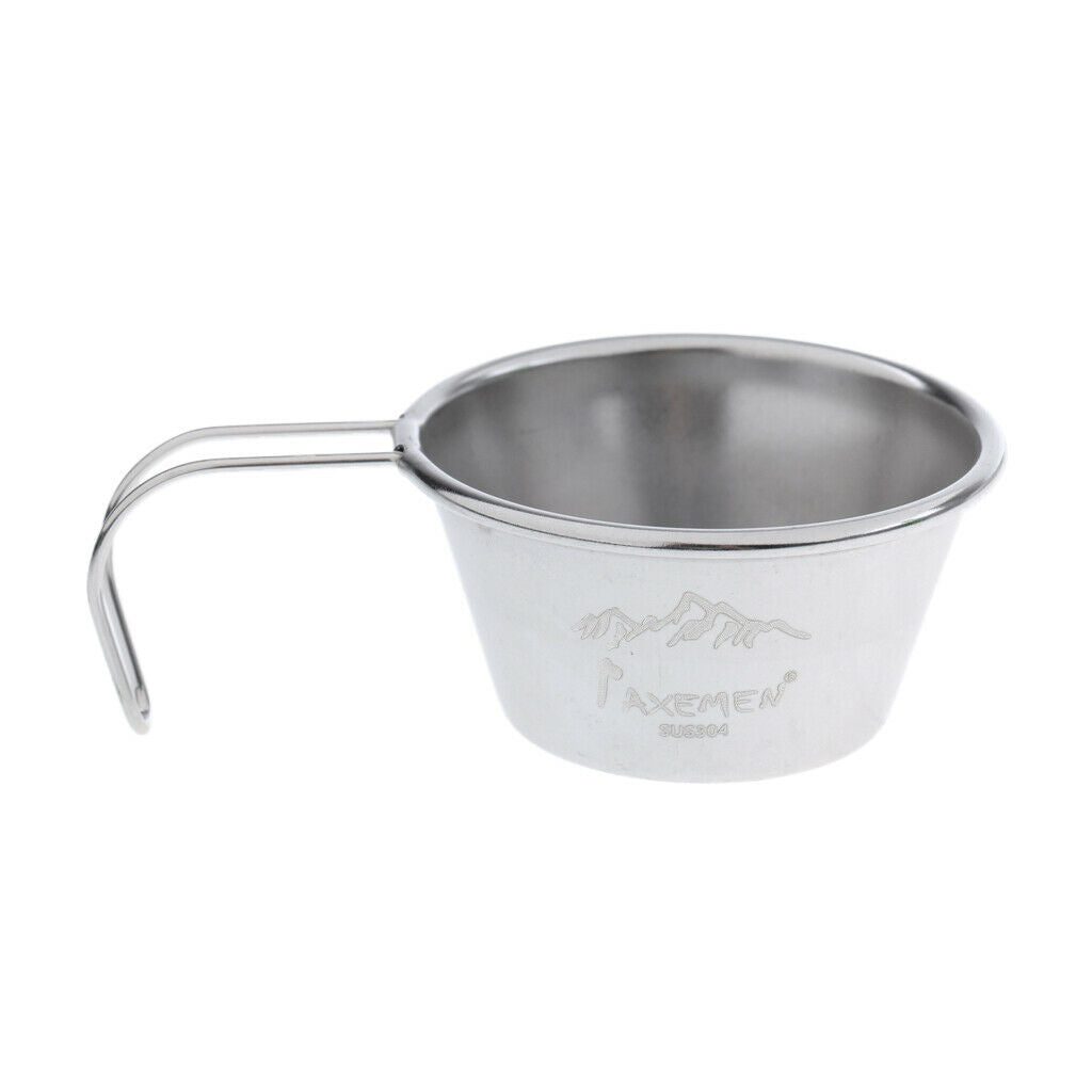 30ml 304 Stainless Steel Tea Mug Cup for Camping/ Travel/ Backpacking/ BBQ