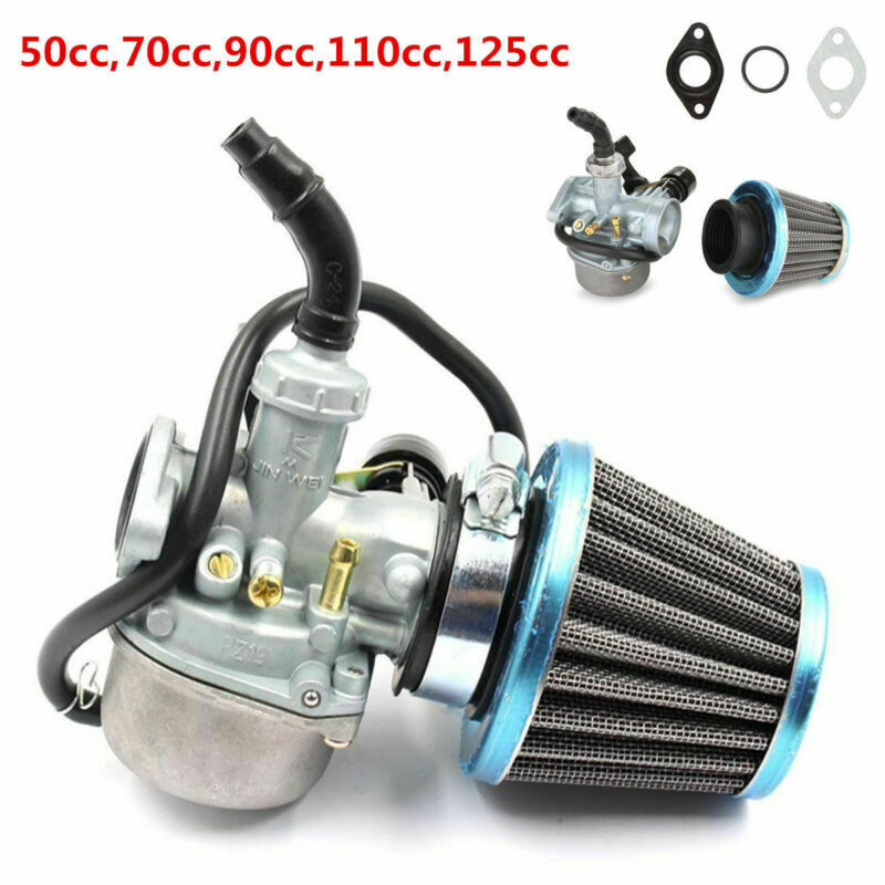 19mm ATV Dirt Bike Go Kart Carb 50cc,70cc,90cc,110cc,125cc,Carburetor+Air Filter