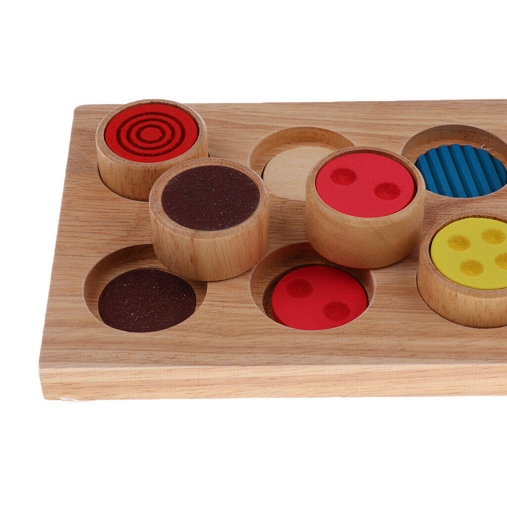 Green Wooden Montessori Cylinder Kids Sensorial Material Learning Training