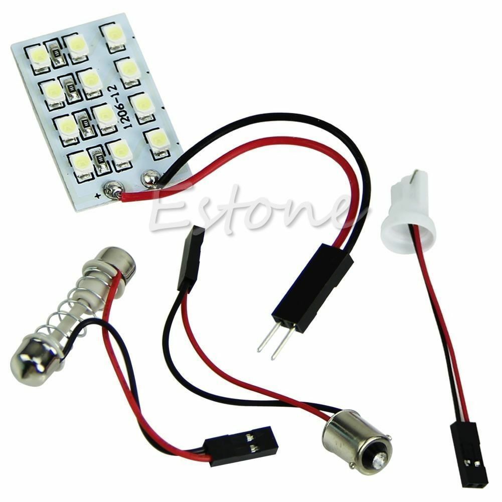 T10 BA9S 194 168 12-LED Voiture IntÃ©rieur PiÃ¨ce DÃ´me Porte Ampoule Lampe Blanc
