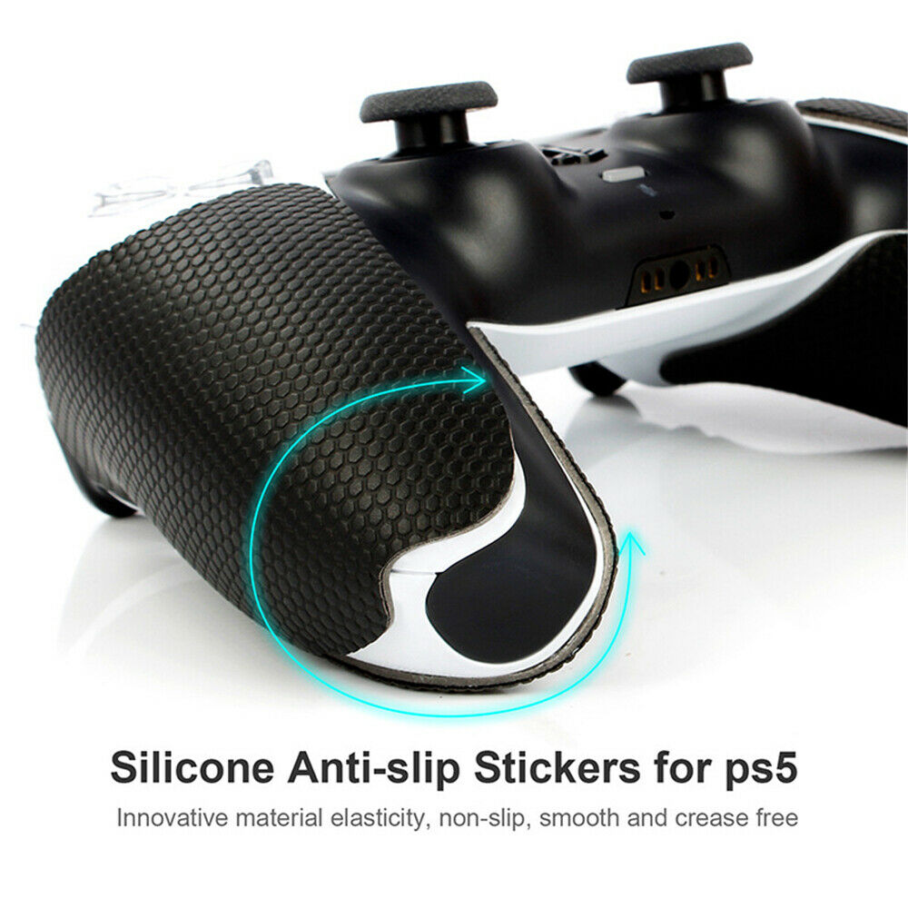 Soft Rubber Handle Grips for PS5 Controller Improve Grip/Comfort for DualSense