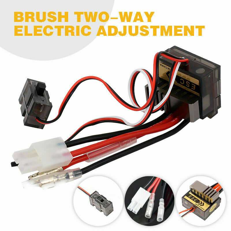 Brushed 320A 1/8 1/10 ESC Electronic Speed Controller Universal for RC Car Truck