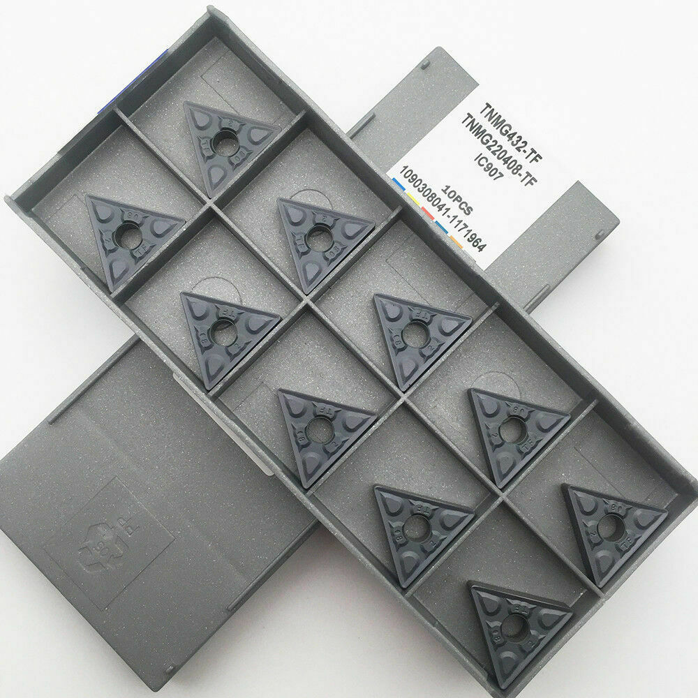10PCS TNMG220408-TF IC907 TNMG432-TF CNC Carbide Inserts FOR STEEL