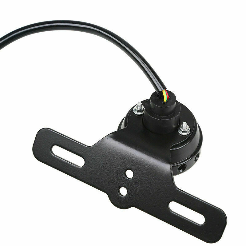 Rear Brake Integrated Tail Light License Plate Holder Bracket For Scooter ATV