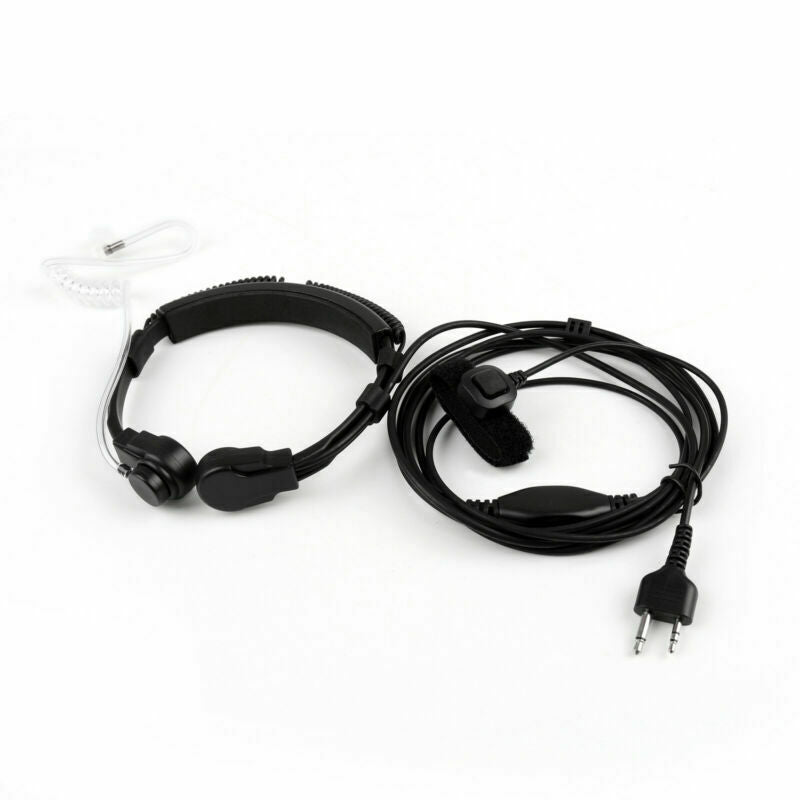 1x Throat Mic Acoustic Tube Headset P Fits  MIDLAND LX10/216/303/305 GX50  UA
